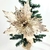 Kit 3 Poinsettia Champanhe Bico De Papagaio 33cm Natal - comprar online