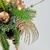 Arranjo Taça Rose Com Vela 50x26cm Natal Exclusivo - loja online