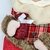 Bota Papai Noel P/ Árvore Natal 50x26cm Vermelho Xadrez - Inigual - Loja de Decoração, Plantas Artificiais, Presentes, Utilidades, Mesa Posta e decoração de Páscoa e Natal