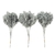 Kit 3 Folhagem De Natal Prata Enfeite De Natal Decor P