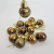Bola De Natal Bronze Mix 2,5cm Para Árvore Kit 12pc na internet