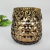 Vaso Marrom Dourado Castiçal 9x8x8cm Decorativo na internet