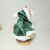 Imagem do Urso Fêmea Natalino Verde 29x22x17cm Enfeite De Natal