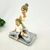 Enfeite Estátua Mãe E Filho Meditação 14x10x7cm Decorativa - loja online