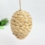 Ovo De Pascoa Fibra Natural Pendente 9cm Decoração De Páscoa - comprar online