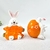 Kit Ovo Coelho De Páscoa Porcelana Decoração De Páscoa 2pc - loja online