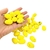 Kit 36 Mini Ovo De Páscoa Amarelo Decorativo 3x2cm