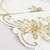 Caminho De Mesa Bordado Branco Flor 40x150cm Trilho De Mesa