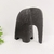 Enfeite Elefante Preto 17x16x7cm Poliresina Minimalista G - Inigual - Loja de Decoração, Plantas Artificiais, Presentes, Utilidades, Mesa Posta e decoração de Páscoa e Natal