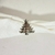Porta Guardanapo Prata Árvore Natal 3x4cm 4pc Mesa Posta - loja online