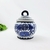 Potiche Azul E Branco Daca 17x14cm Pote Porcelana Decoração - comprar online