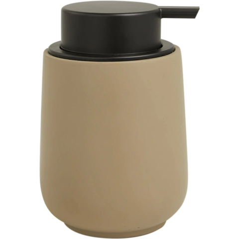 Dispenser De Sabonete Líquido Nude Banheiro 13x9cm Cimento