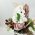 Arranjo Taça Esquilo Casal Rosa 55/50cm Natal Exclusivo - Inigual - Loja de Decoração, Plantas Artificiais, Presentes, Utilidades, Mesa Posta e decoração de Páscoa e Natal