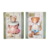 Quadro De Parede Urso Casal 20x15cm Decorativo Kit 2pc