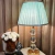 Abajur De Mesa Tiffany E Dourado Cristal 56x33cm E27 Bivolt - comprar online