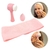 Kit Skincare Com Faixa Escova Esponja Rosa Presente Mães