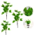 Kit 3 Planta Artificial Galho Folhagens Verdes 37cm