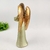 Anjo Castiçal Bronze Dourado Estátua Decorativa 28x12x10cm na internet