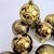 Bola De Natal Bronze Decorada 6cm Para Árvore Kit 9pc na internet