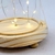 Redoma De Vidro Base Madeira Com Led 22x9cm Cúpula