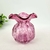 Vaso De Murano Rosa Italy 11x10cm Trouxinha Decoração B - comprar online