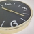 Relógio De Parede Dourado E Preto 35x35x4cm Decorativo - Inigual - Loja de Decoração, Plantas Artificiais, Presentes, Utilidades, Mesa Posta e decoração de Páscoa e Natal