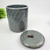 Pote Potiche Azul Acinzentado Decorativo 16x12cm G - Inigual - Loja de Decoração, Plantas Artificiais, Presentes, Utilidades, Mesa Posta e decoração de Páscoa e Natal