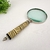 Lupa De Aumento Preta E Bege 25x10x2cm Decoração Escritório - loja online