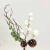 Folhagem De Natal Pick Branco Com Pinha 25x12x4cm na internet