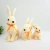 Coelho De Pelúcia Laço Laranja 32/20/13cm Páscoa Kit 3pc - loja online