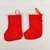 Bota Natalina Para Árvore Vermelha 19x14x1cm Natal Kit 2pc - Inigual - Loja de Decoração, Plantas Artificiais, Presentes, Utilidades, Mesa Posta e decoração de Páscoa e Natal