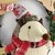 Guirlanda de Natal Boneco de Porco Espinho Luxo 37x37x12cm na internet