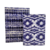 Caixa Livro Azul E Branco Tie Dye 32/25cm Decorativa Kit 2pc