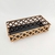Bandeja Cobre Floral 5x18x9cm Com Vidro Preto Retangular P na internet