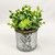 Imagem do Porta Vela Castiçal Perolado Branco Fosco Vasinho 8x9cm Vaso Decorativo