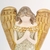 Anjo Rezando Dourado 19x7x4cm Estátua Floral Gliter - Inigual - Loja de Decoração, Plantas Artificiais, Presentes, Utilidades, Mesa Posta e decoração de Páscoa e Natal