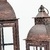 Imagem do Lanterna Decorativa Marroquina Metal Envelhecido 2pç 52/36cm
