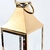 Lanterna Marroquina Decorativa Dourada 57/40cm Kit 2pç - comprar online