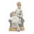 Estátua Mãe e Filho Poltrona 26x16cm Estatueta Decorativa