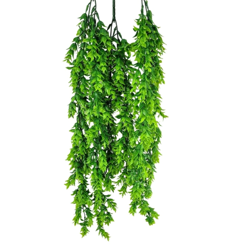 Pendente Columnea Camarão 70x11cm Planta Artificial Kit 3pc
