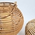Lanterna Decorativa Marroquina De Rattan Style Kit 2pc na internet