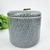 Pote Potiche Azul Acinzentado Decorativo 12x12cm P - comprar online