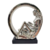 Enfeite Estatua Mulher Sentada Livro Prata Decoracao 25x23cm - comprar online