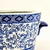 Imagem do Vaso Azul E Branco Floral 16x38x20cm Porcelana Decoração