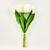 Tulipa Branca Ramalhete 43x20cm Planta Artificial - comprar online