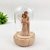 Enfeite Família Redoma C/ Fio De Led Decoração 16cm Cúpula