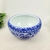 Vaso Azul E Branco Floral 12x23x23cm Porcelana Cachepot - comprar online