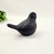 Enfeite Pássaro Preto Fosco 9x13x7cm Decoração Cerâmica - Inigual - Loja de Decoração, Plantas Artificiais, Presentes, Utilidades, Mesa Posta e decoração de Páscoa e Natal
