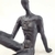 Escultura Homem Decorativo Sentado Preto 16x23x12cm - comprar online