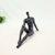 Imagem do Escultura Homem Decorativo Sentado Preto 16x23x12cm